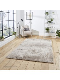 Florence 50034 Distressed Beige Silver Rug - Thumbnail - 2