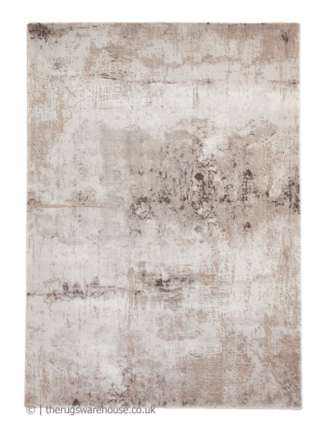 Florence 50034 Distressed Beige Silver Rug - 4