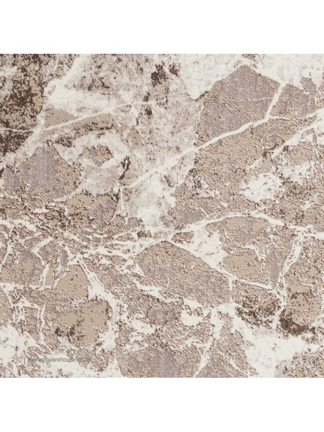 Florence 50033 Marble Beige Silver Rug - 6