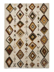 Royal Nomadic Moroccan Beige Rug - Thumbnail - 10