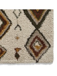 Royal Nomadic Moroccan Beige Rug - Thumbnail - 5