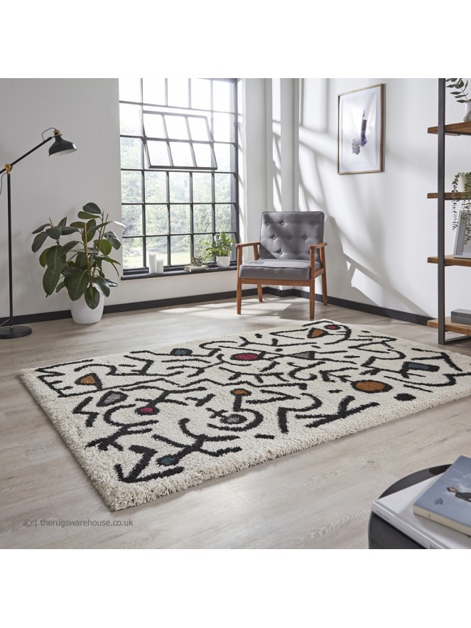 Royal Nomadic Abstract Multi Rug - 3