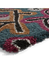 Royal Nomadic Abstract Dark Rug - Thumbnail - 8