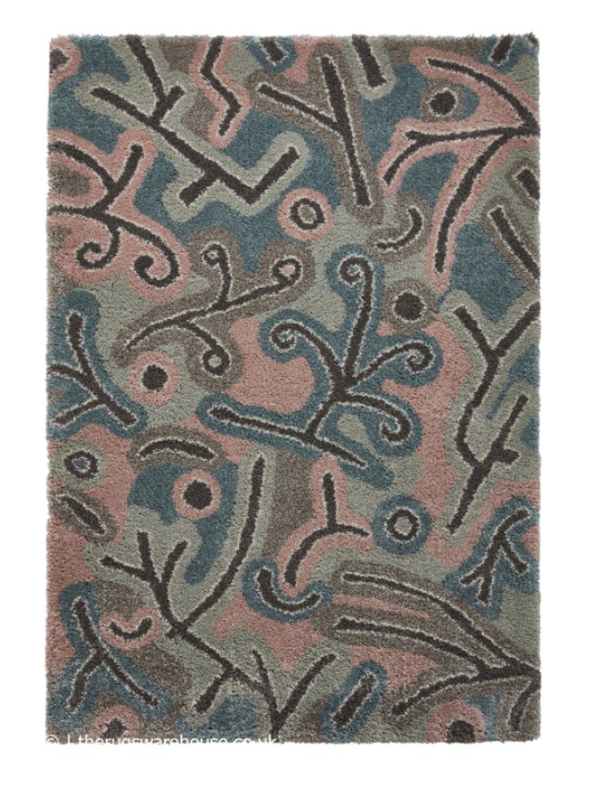 Royal Nomadic Abstract Pastel Rug - 4