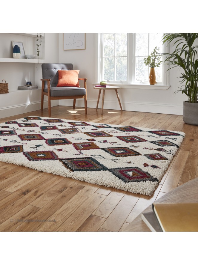 Royal Nomadic Moroccan Cream Rug - 3