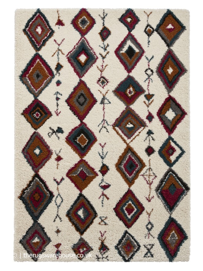 Royal Nomadic Moroccan Cream Rug - 4