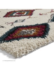 Royal Nomadic Moroccan Cream Rug - Thumbnail - 8