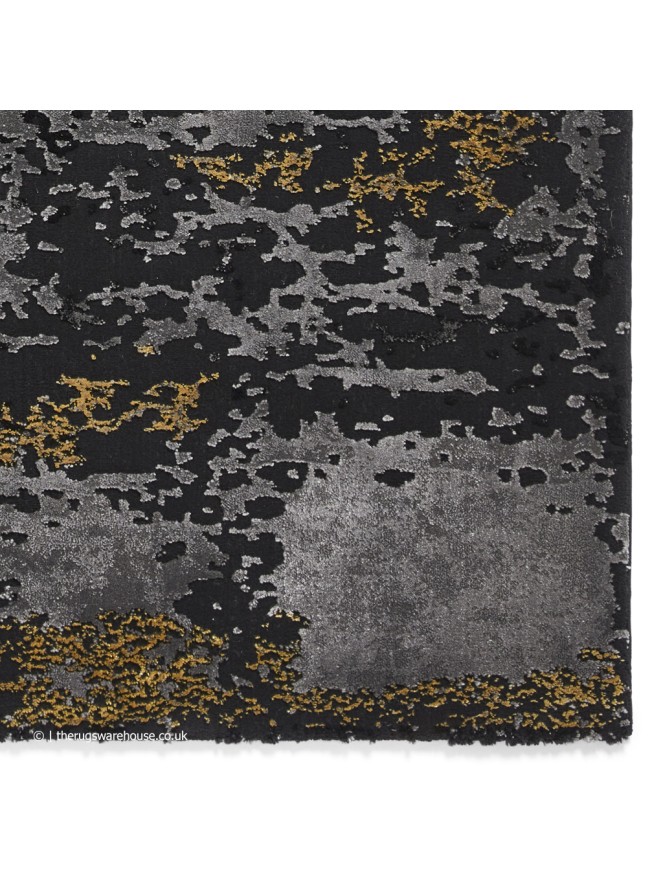 Plume Black Gold Rug - 5