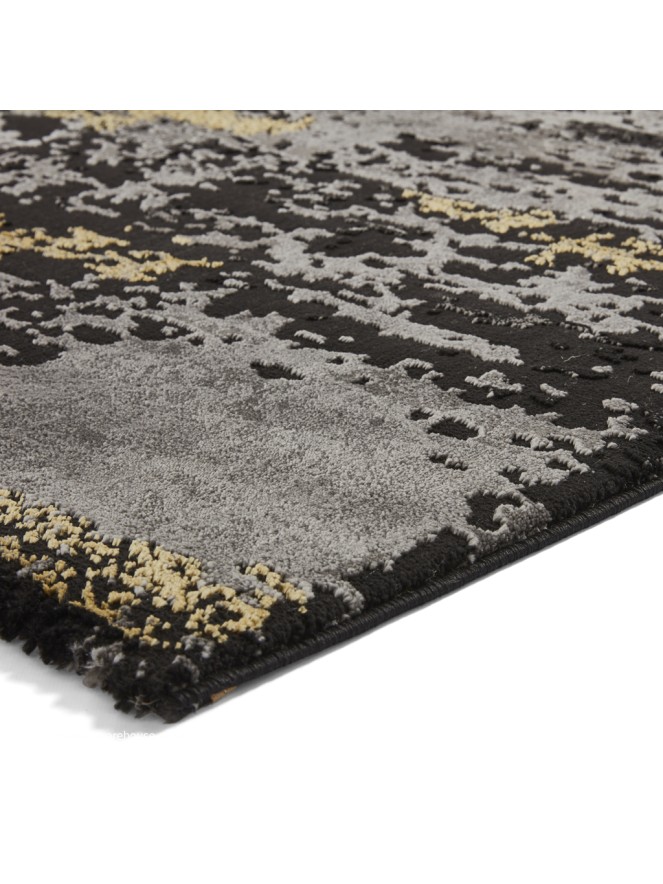 Plume Black Gold Rug - 7