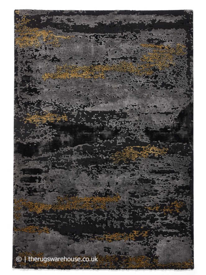 Plume Black Gold Rug - 10