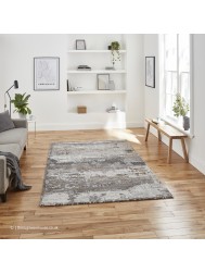 Plume Grey Beige Rug - Thumbnail - 3