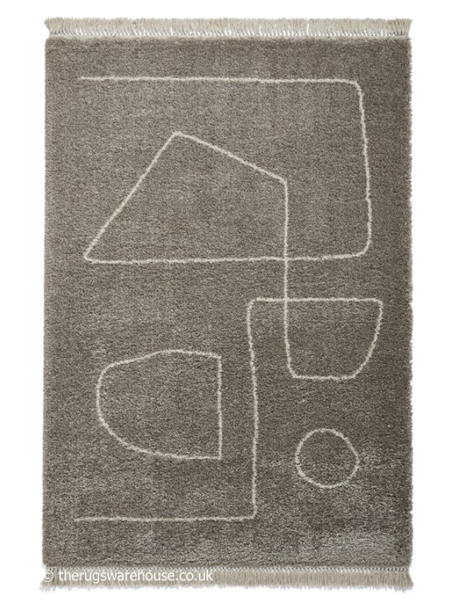 Icon Grey Cream Rug - 10