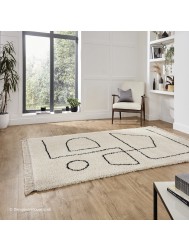 Icon White Black Rug - Thumbnail - 3