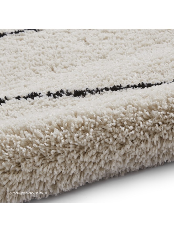 Icon White Black Rug - 9