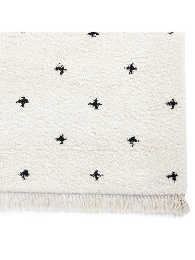 Dotty White Black Rug - 5