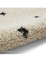 Dotty White Black Rug - Thumbnail - 9