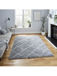 Berber Geo Grey Rug - Thumbnail - 2