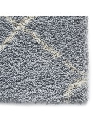 Berber Geo Grey Rug - Thumbnail - 4