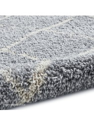 Berber Geo Grey Rug - Thumbnail - 8