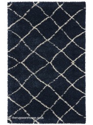 Berber Geo Navy Rug - Thumbnail - 9