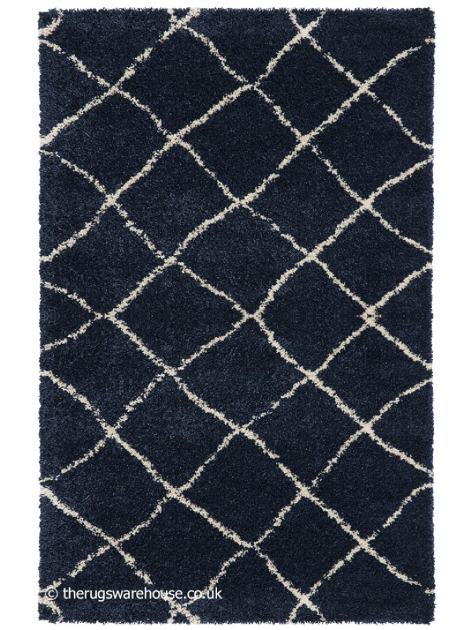 Berber Geo Navy Rug - 9