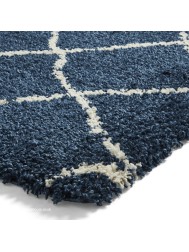 Berber Geo Navy Rug - Thumbnail - 6