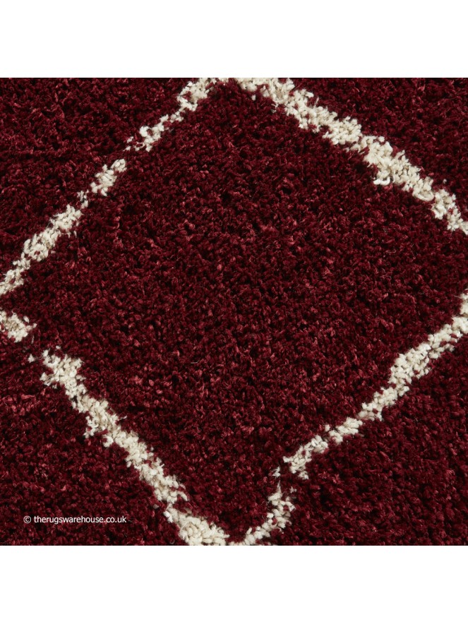 Berber Geo Red Rug - 5