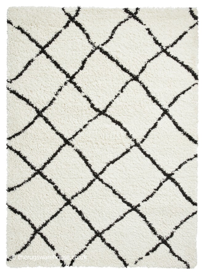 Berber Geo White Rug - 9