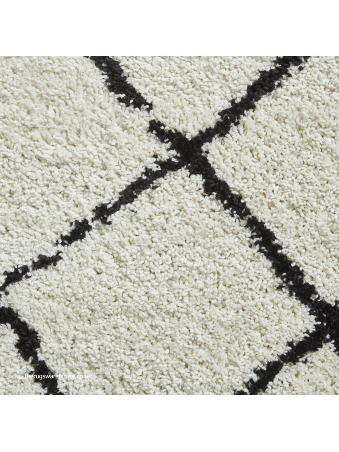 Berber Geo White Rug - 5