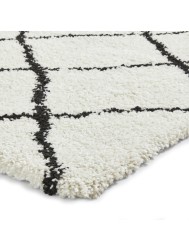 Berber Geo White Rug - Thumbnail - 6