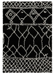 Berber Tribal Black Rug - Thumbnail - 9