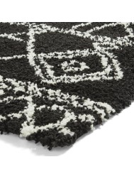 Berber Tribal Black Rug - Thumbnail - 6