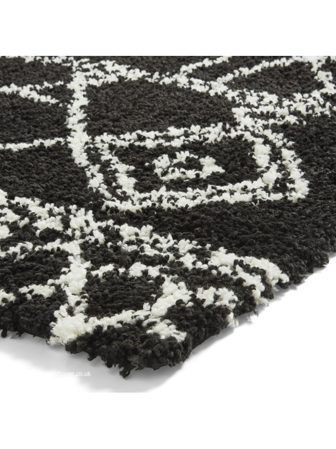 Berber Tribal Black Rug - 6