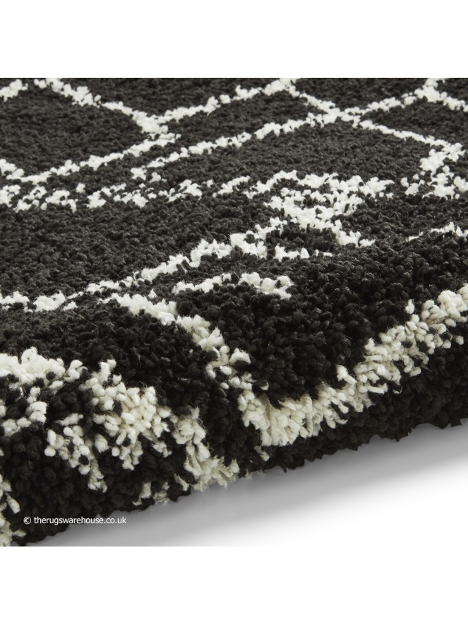 Berber Tribal Black Rug - 8