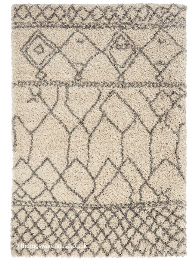 Berber Tribal Cream Rug - 9