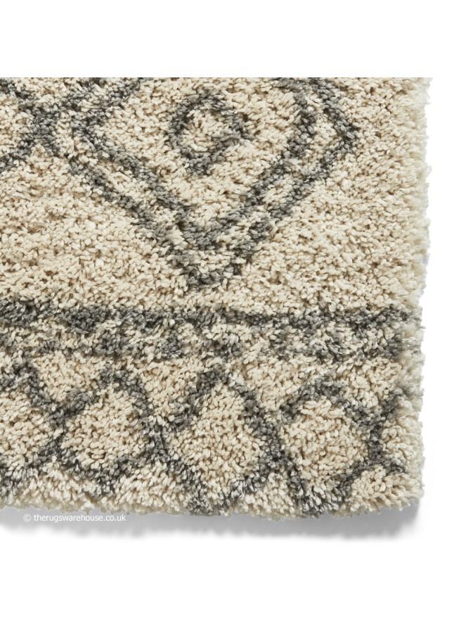 Berber Tribal Cream Rug - 4