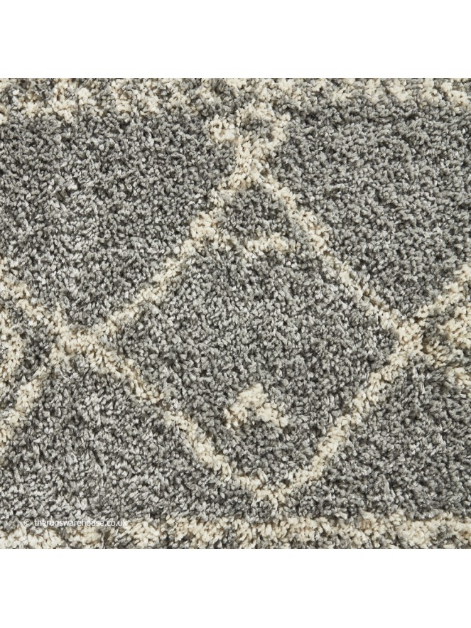 Berber Tribal Grey Rug - 5