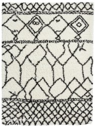 Berber Tribal White Rug - Thumbnail - 9