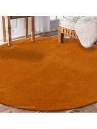 Accra Orange Circle Rug - Thumbnail - 3