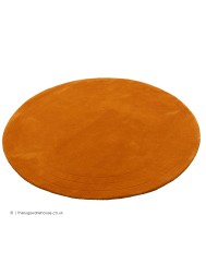 Accra Orange Circle Rug - Thumbnail - 8