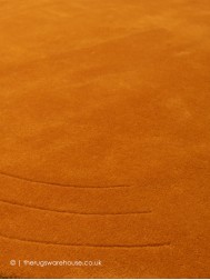 Accra Orange Circle Rug - Thumbnail - 7