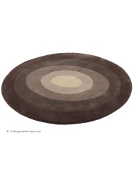 Adelaide Brown Circle Rug - Thumbnail - 7