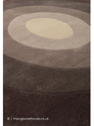 Adelaide Brown Circle Rug - Thumbnail - 5