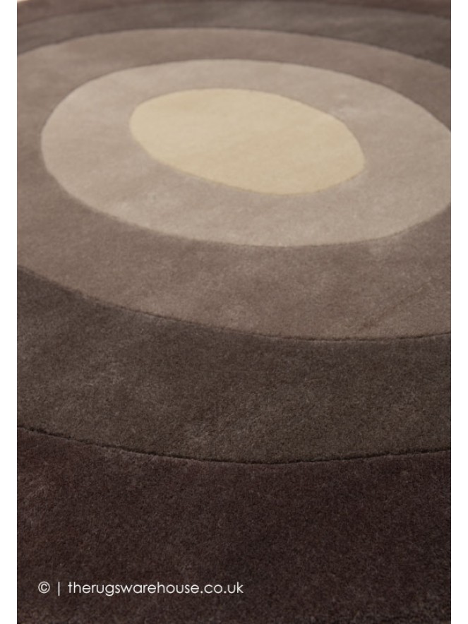 Adelaide Brown Circle Rug - 5