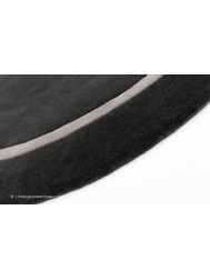 Kiev Charcoal Circle Rug - Thumbnail - 3