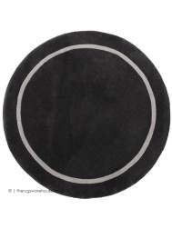 Kiev Charcoal Circle Rug - Thumbnail - 8