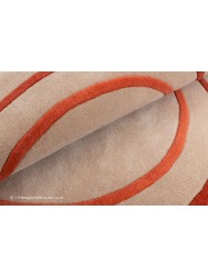 Riga Beige Coral Circle Rug - Thumbnail - 4