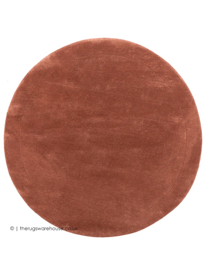 Tampa Rosewood Circle Rug - 8