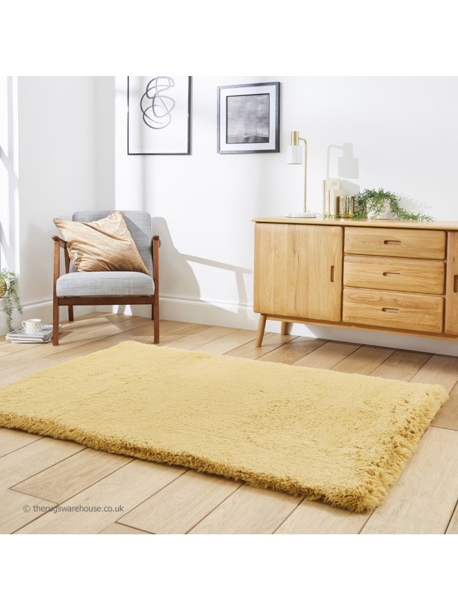 Super Teddy Mustard Rug - 2