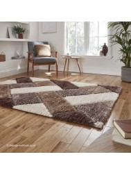 Olympia Beige Brown Rug - Thumbnail - 3